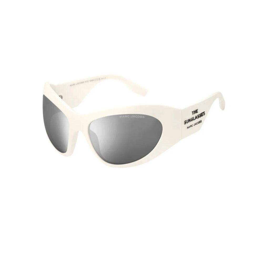 NEW!!! MARC JACOBS MARC 773/S SZJT4 Women's White Cat-Eye Sunglasses, Authentic